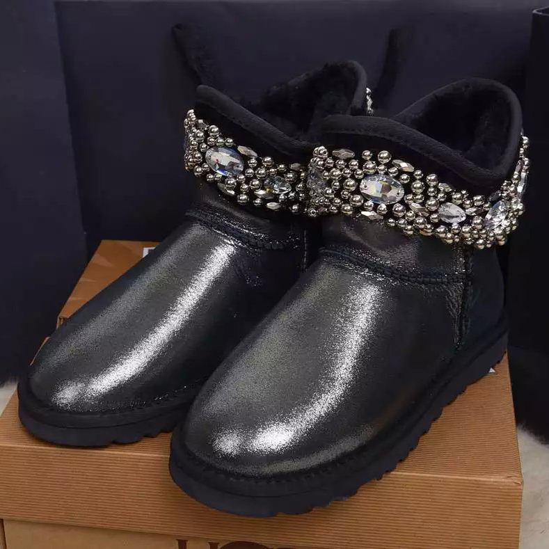 2016 UGG women new arrivals short boots with Beads