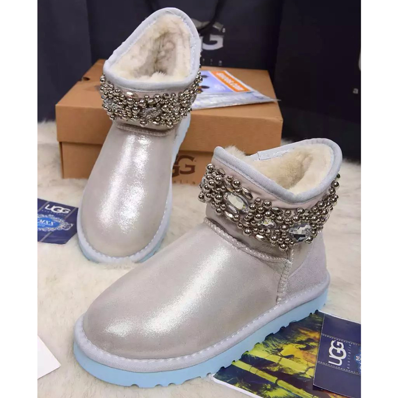 2016 UGG women new arrivals short boots with Beads