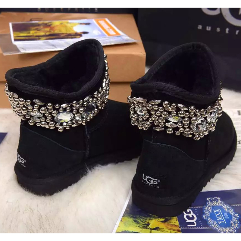 2016 UGG women new arrivals short boots with Beads