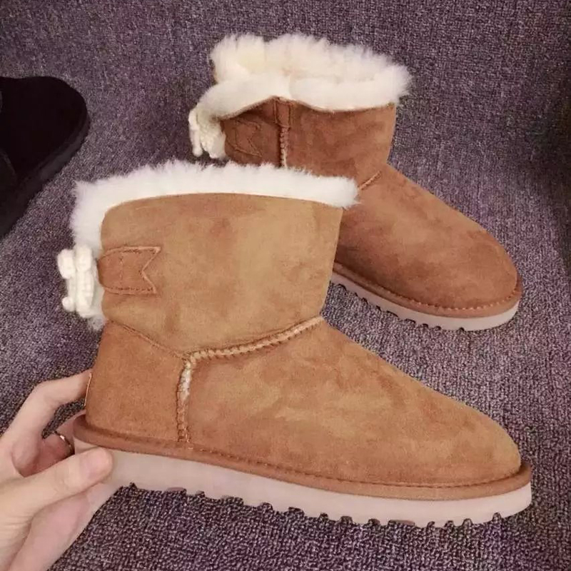 2016 UGG women new arrivals short boots with bow-knot