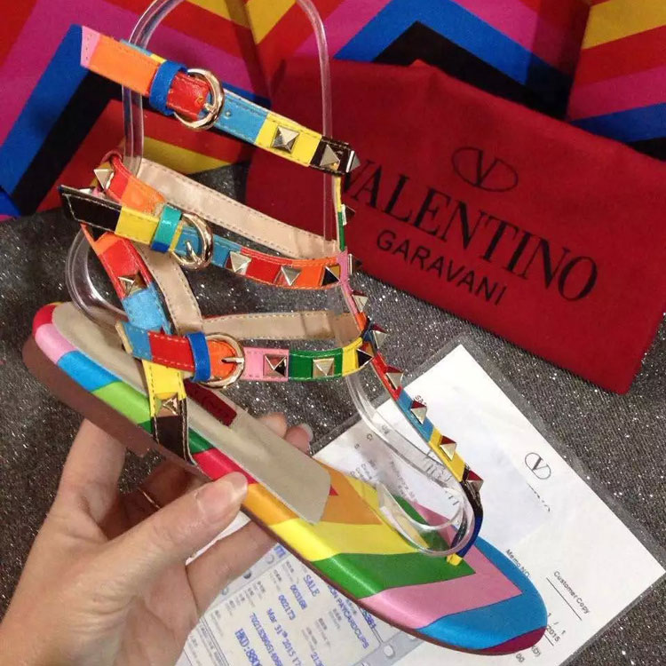 2016 Valentino women Flats Sandals