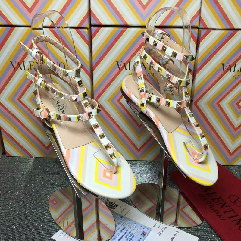 2016 Valentino women Sandals shoes with Rivet