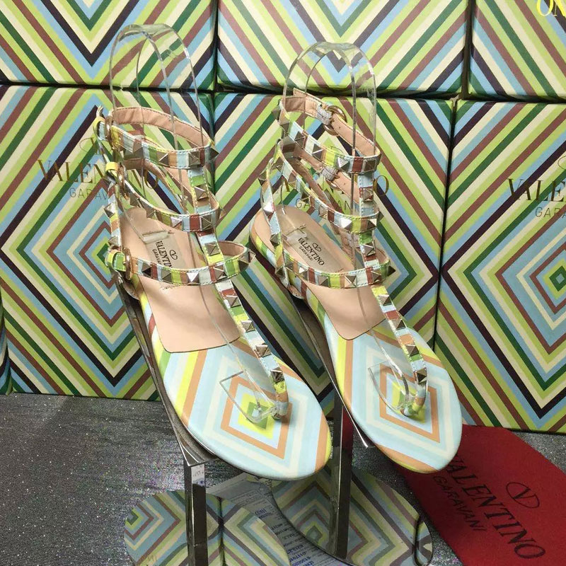 2016 Valentino women Sandals shoes with Rivet