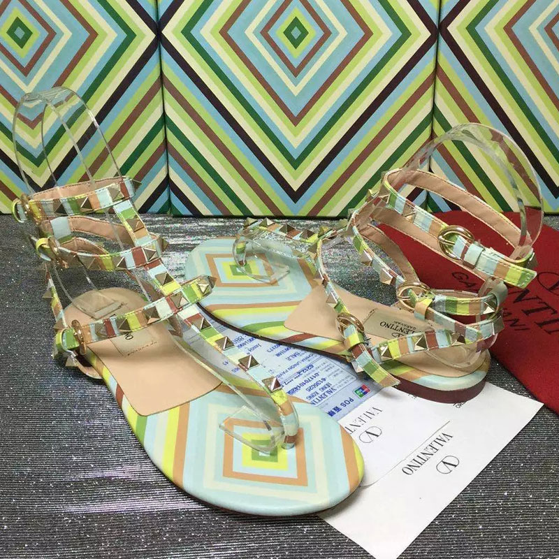 2016 Valentino women Sandals shoes with Rivet