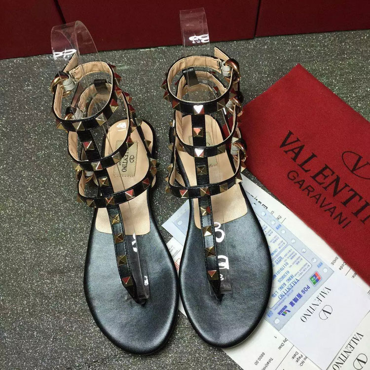 2016 Valentino women Sandals shoes with rivet