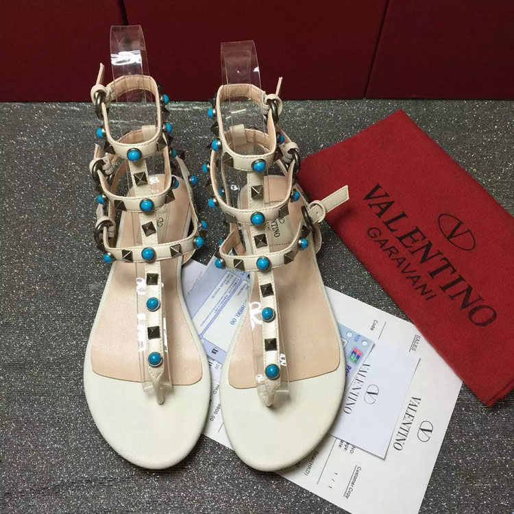 2016 Valentino women Sandals shoes with rivet