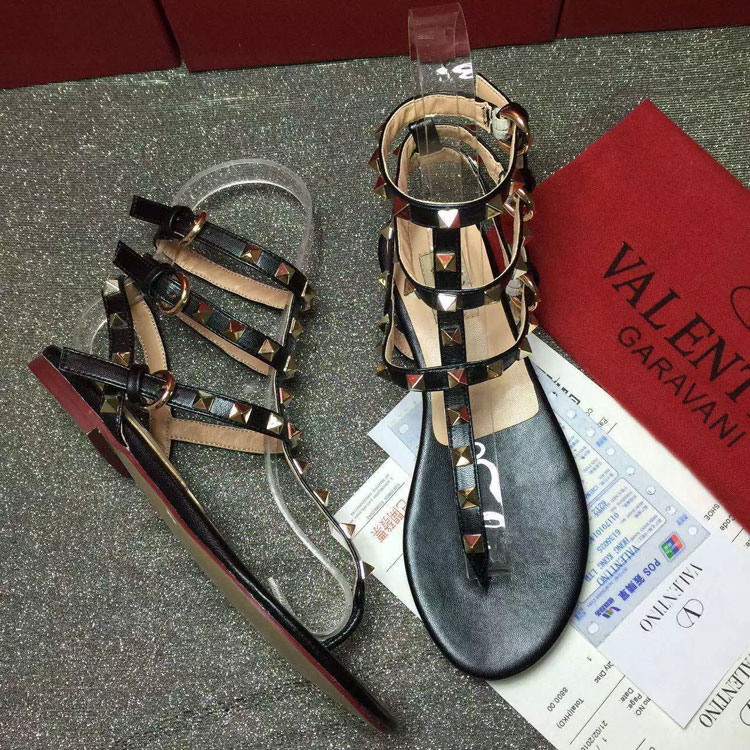 2016 Valentino women Sandals shoes with rivet