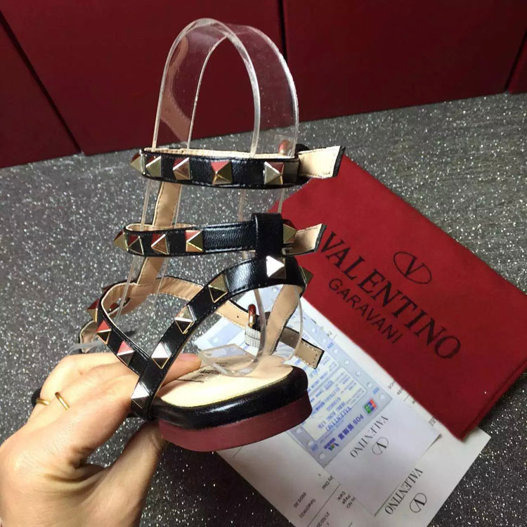 2016 Valentino women Sandals shoes with rivet