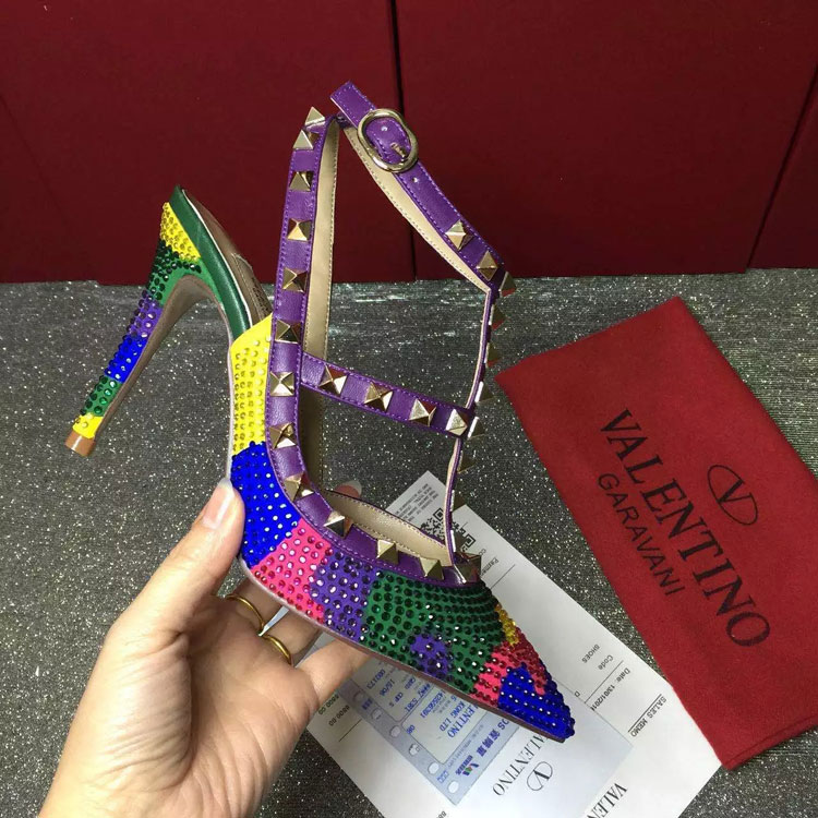 2016 Valentino women high-heeled Sandals 9.5cm