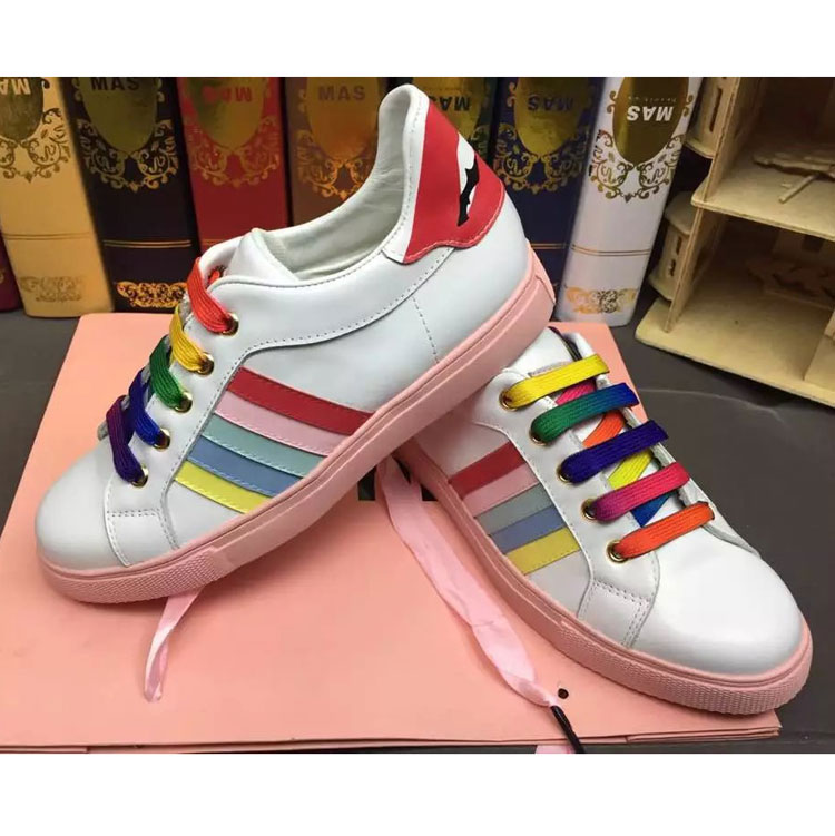 2016 Valentino women sneakers shoes in Calfskin leather