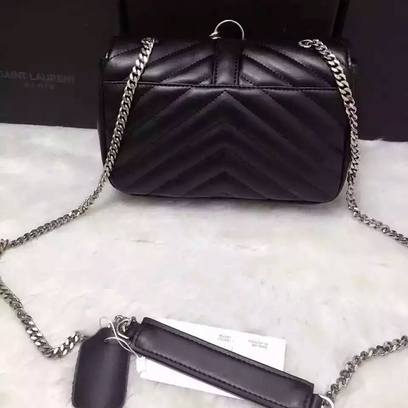 2016 Yves Saint Laurent Classic Monogramme Flap Bag Y9962 Black