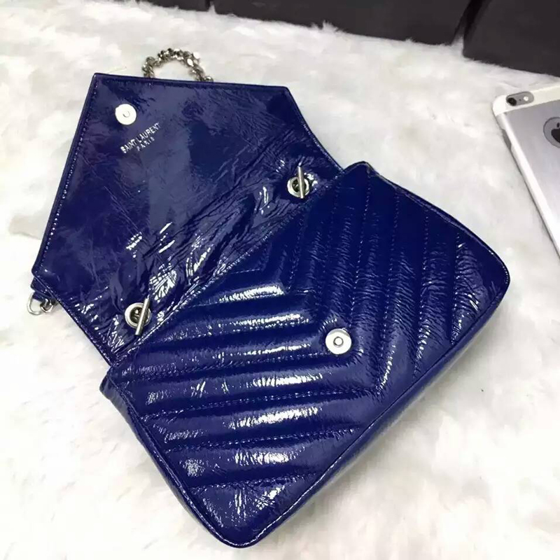 2016 Yves Saint Laurent Classic Monogramme Flap Bag Y9962 Blue