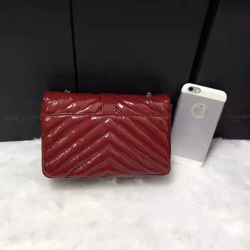 2016 Yves Saint Laurent Classic Monogramme Flap Bag Y9962 Burgundy