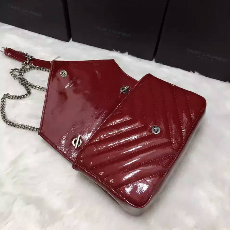 2016 Yves Saint Laurent Classic Monogramme Flap Bag Y9962 Burgundy