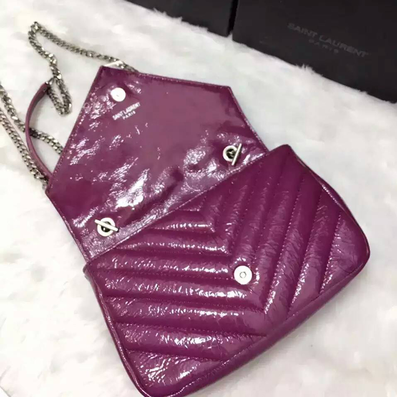 2016 Yves Saint Laurent Classic Monogramme Flap Bag Y9962 Purple