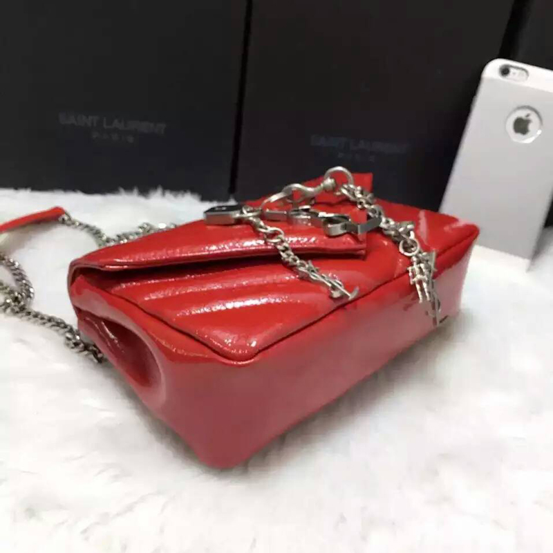 2016 Yves Saint Laurent Classic Monogramme Flap Bag Y9962 Red