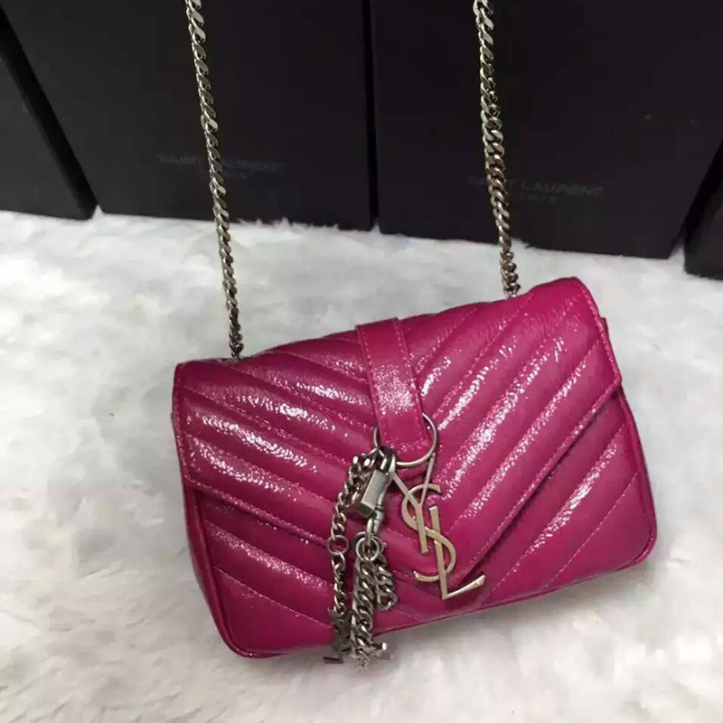 2016 Yves Saint Laurent Classic Monogramme Flap Bag Y9962 Rose