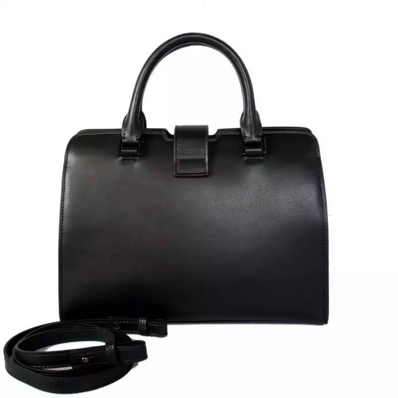 2016 Yves Saint Laurent Cowhide leather Top Handle Bag Y2764 Black