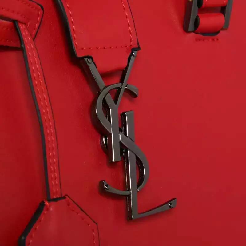 2016 Yves Saint Laurent Cowhide leather Top Handle Bag Y2764 Red