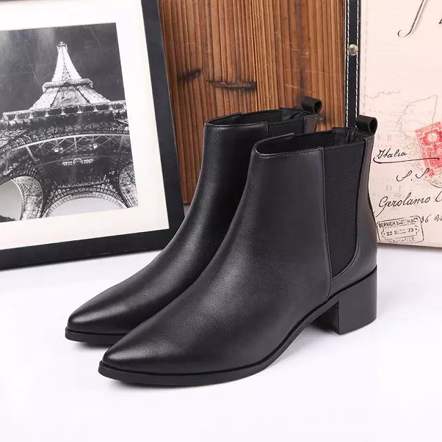 2016 ZARA women calfskin leather boots