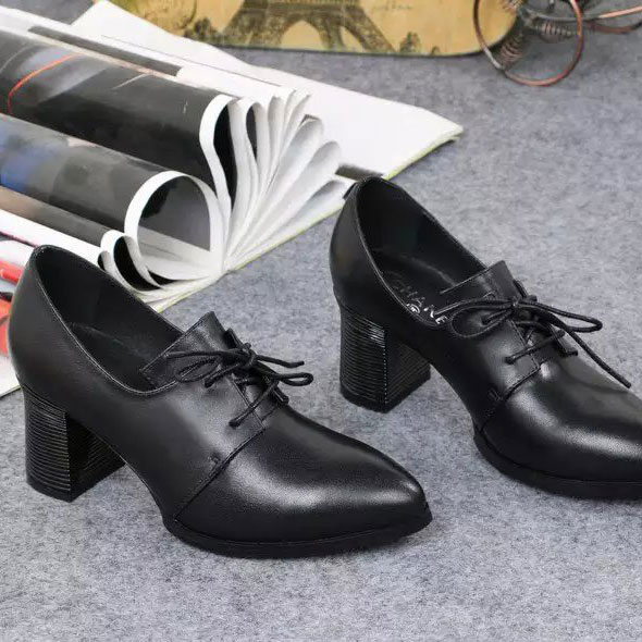 2016 chanle Calfskin leather shoes Heel Height 7cm