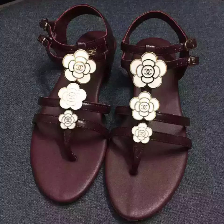 2016 chanle Sandals in Sheepskin leather