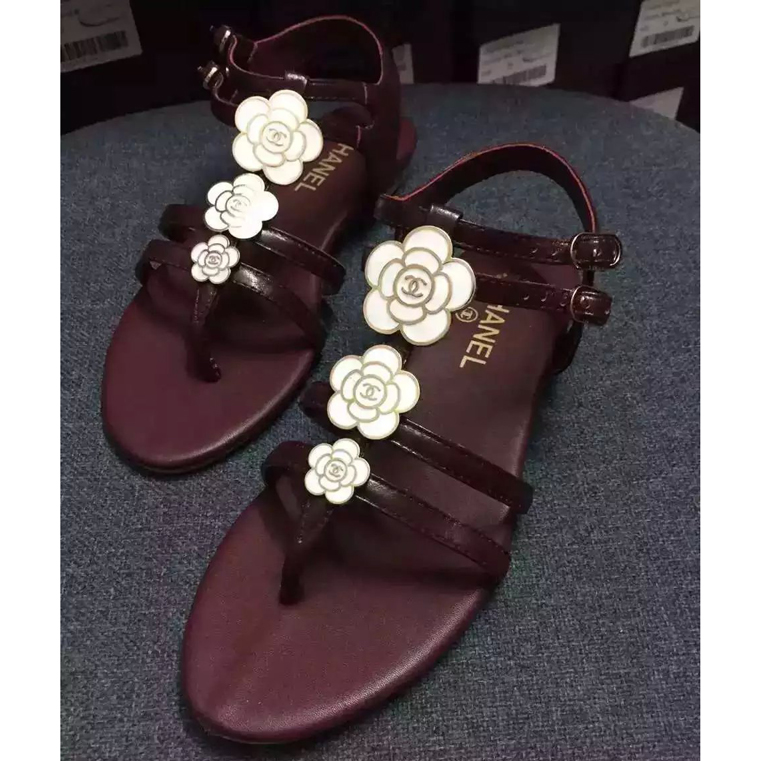 2016 chanle Sandals in Sheepskin leather