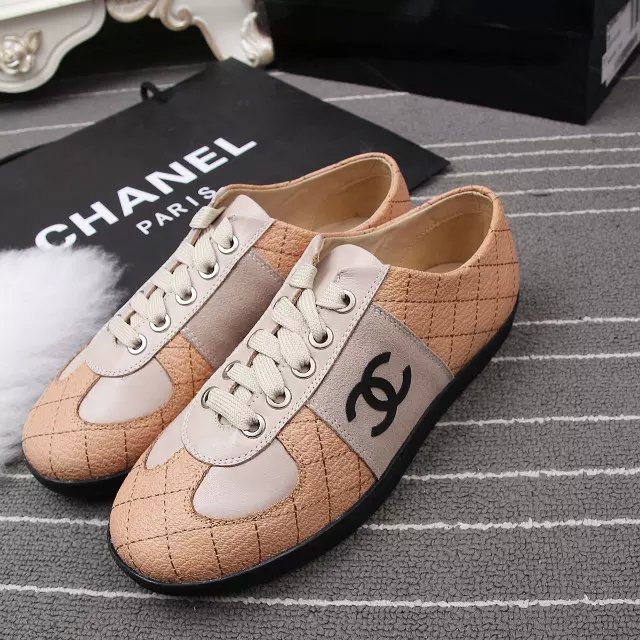 2016 chanle casual shoes in Cowhide leather