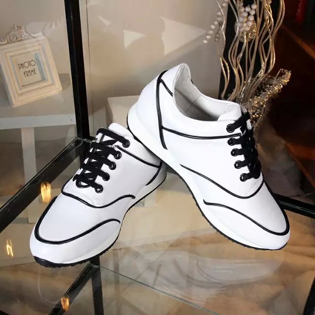 2016 chanle casual shoes in Cowhide leather