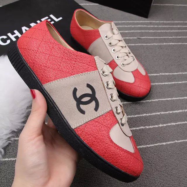 2016 chanle casual shoes in Cowhide leather