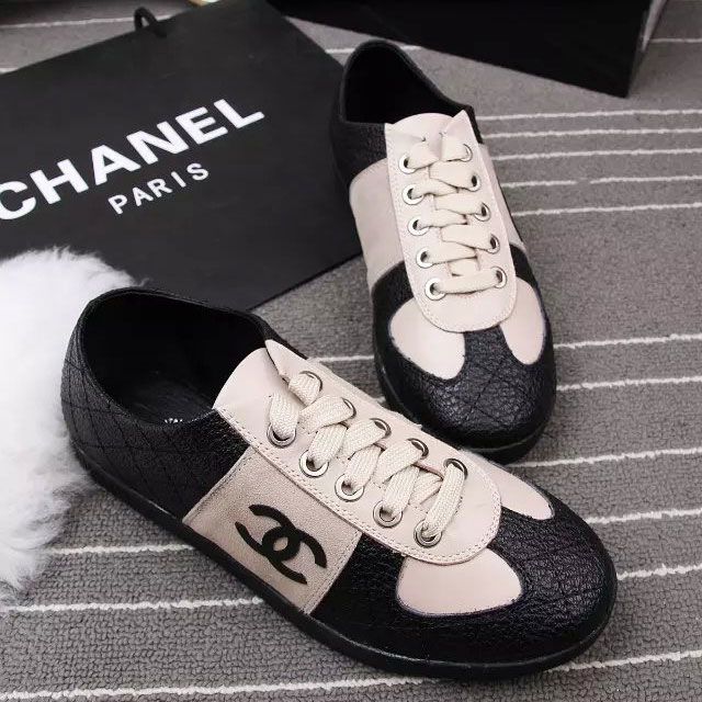 2016 chanle casual shoes in Cowhide leather