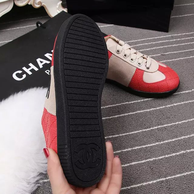 2016 chanle casual shoes in Cowhide leather