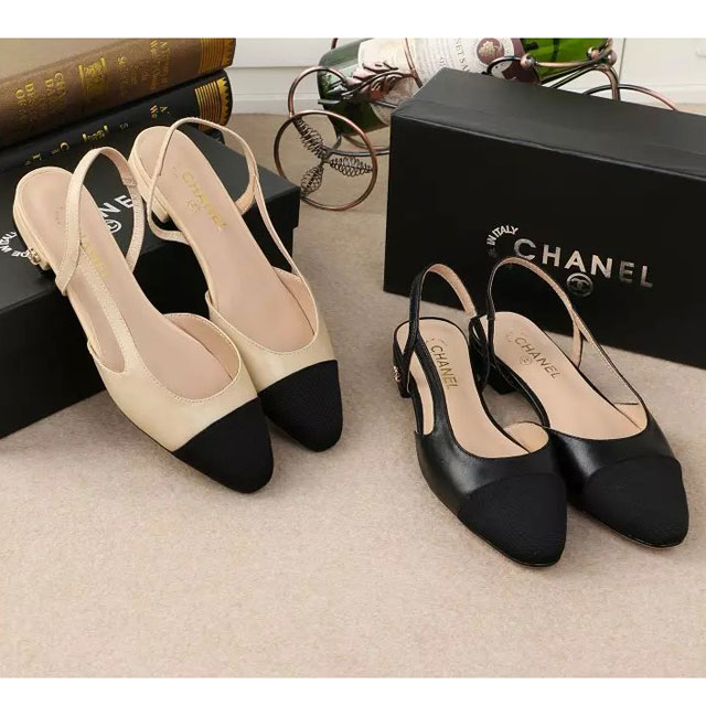 2016 chanle flat shoes in Calfskin leather