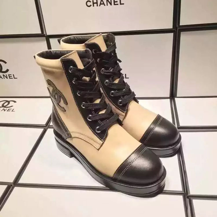 2016 chanle women Boots in Calfskin leather