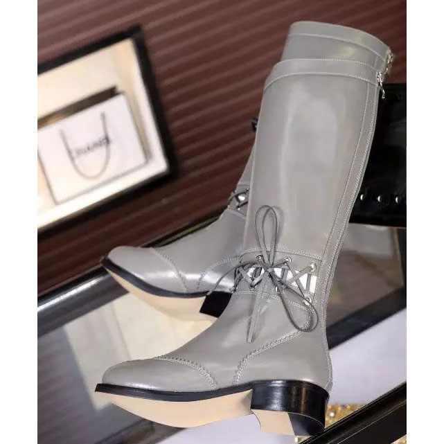 2016 chanle women Boots in Calfskin leather