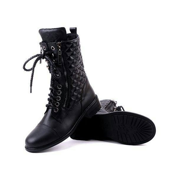 2016 chanle women Boots in Calfskin leather