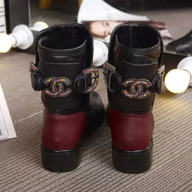 2016 chanle women Boots in Calfskin leather