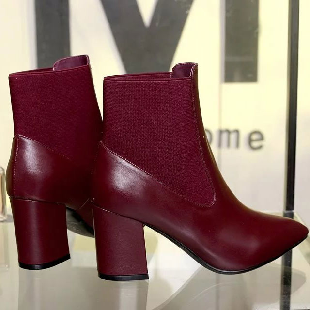 2016 chanle women Boots in Calfskin leather