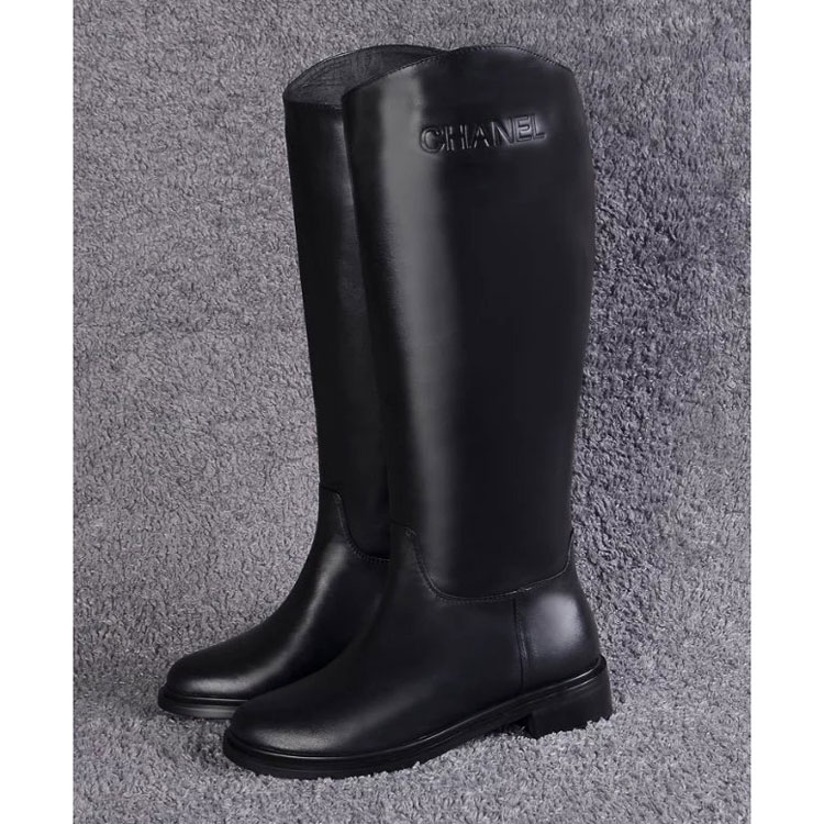 2016 chanle women Boots in Calfskin leather