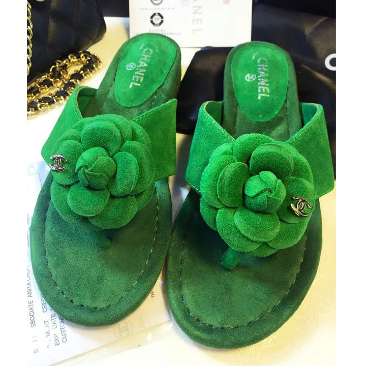 2016 chanle women Slippers in Sheepskin Leather