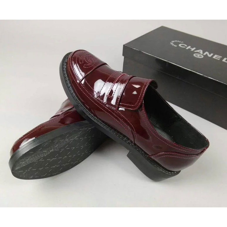 2016 chanle women shoes in Patent leather