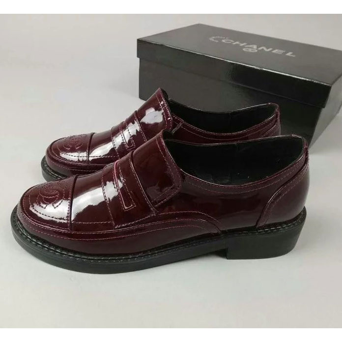 2016 chanle women shoes in Patent leather