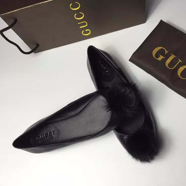 2016 gucci Flats shoes in Calfskin leather