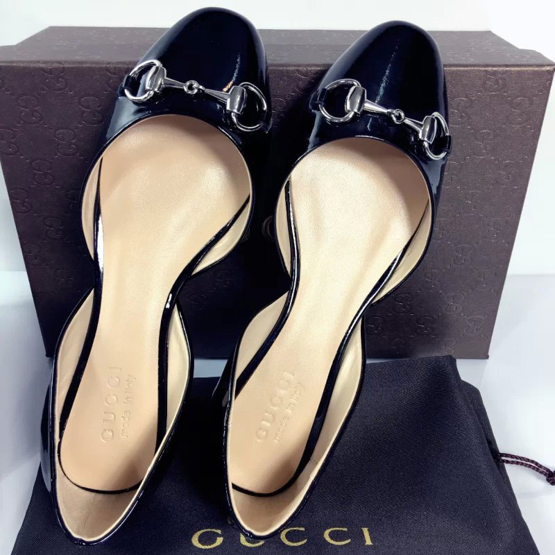 2016 gucci Flats shoes in Paint leather