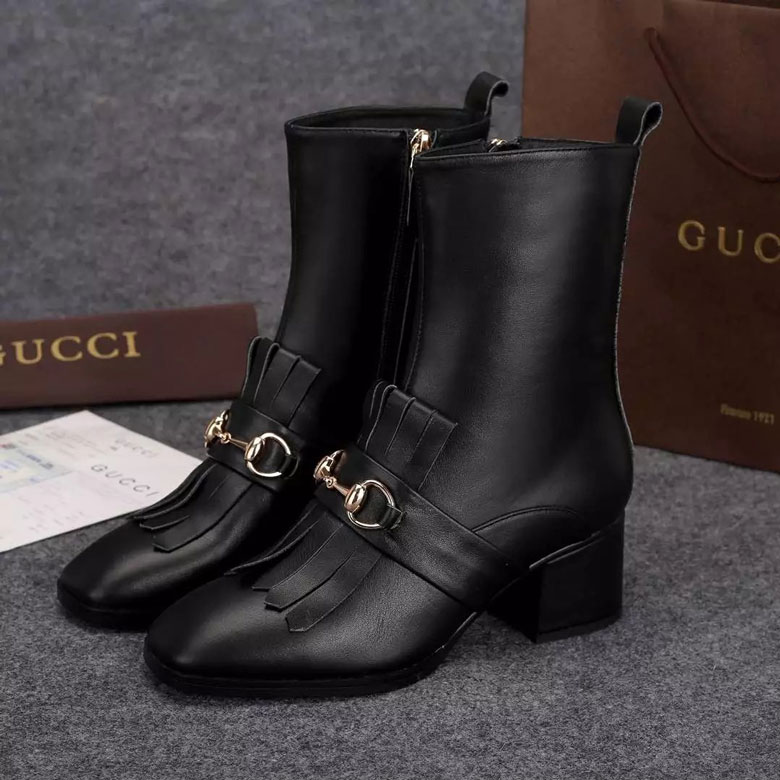 2016 gucci women Boots in Calfskin leather