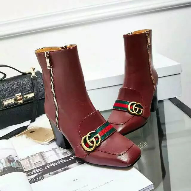 2016 gucci women Boots in Calfskin leather