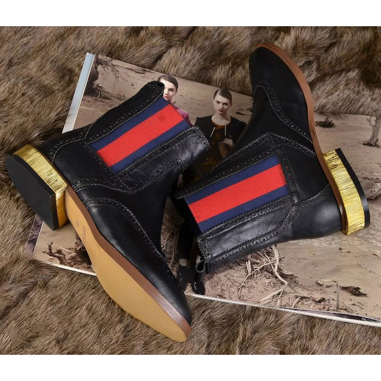 2016 gucci women Boots in Calfskin leather