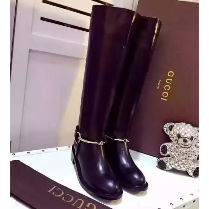 2016 gucci women Boots in Calfskin leather