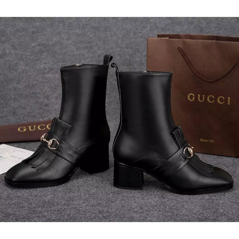 2016 gucci women Boots in Calfskin leather