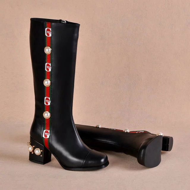 2016 gucci women Boots in Calfskin leather